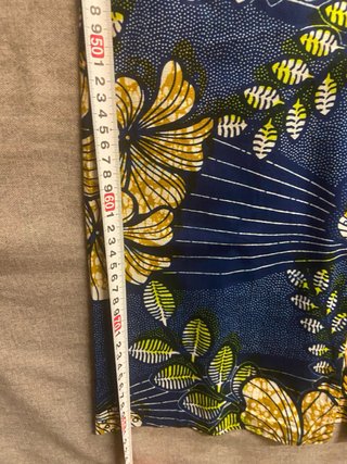 Falda Larga Estampada Wax Estilo Ankara