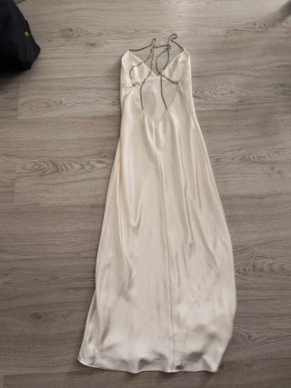 Vestido Zara elegante cadena M