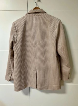 Blazer de pana beige talla 40