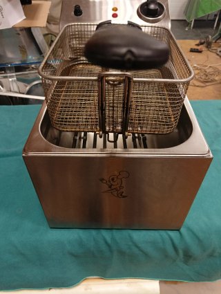 Freidora Eléctrica 8L Acero Inoxidable