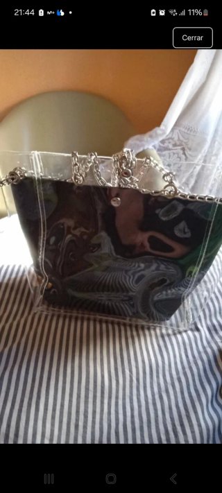 Bolso transparente