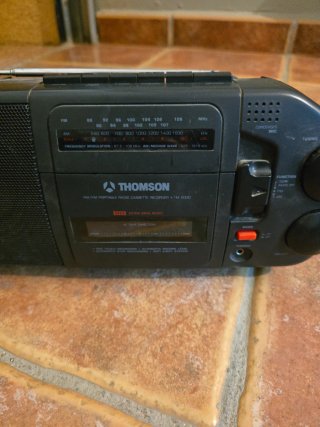 Radiocasete Thomson Vintage Negro