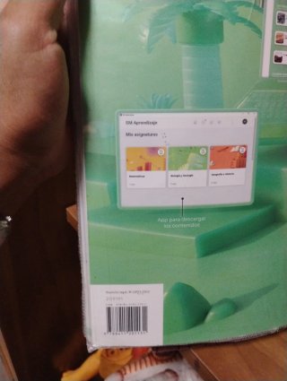 Libro de texto escolar  De 1 de la ESO Del colegio