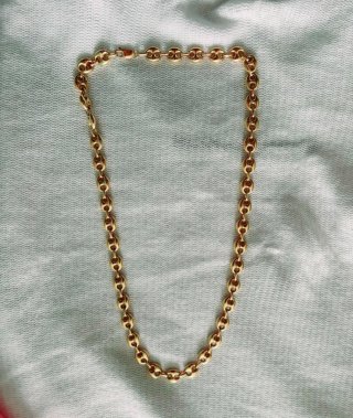 Cadena de oro eslabones