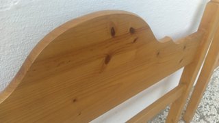 Cabeceros de cama de madera (2 unidades)