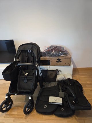 Carrito Bugaboo Donkey 5 Duo Negro