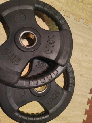 Pack 2 Discos Pesas 15kg (33lb) 50mm