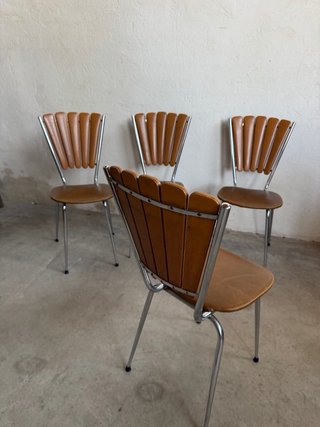 Juego de 4 sillas vintage