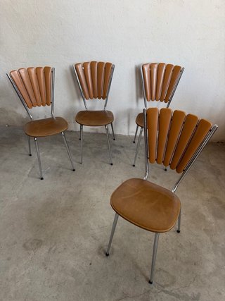 Juego de 4 sillas vintage