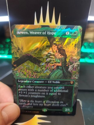 Arwen, Weaver of Hope Borderless SURGE FOIL.