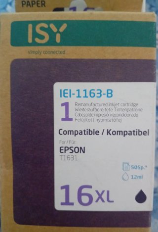 Pack 7 cartuchos tinta ISY compatible EPSON