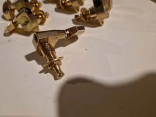 Clavijeros Guitarra 3+3 Dorados