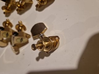 Clavijeros Guitarra 3+3 Dorados