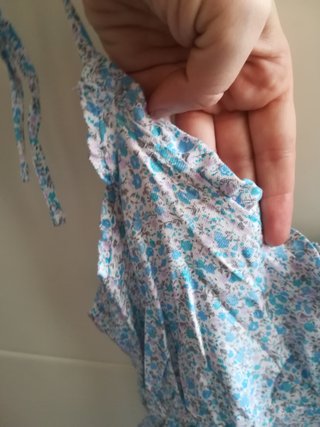 Camisón WS floral azul rosa talla S