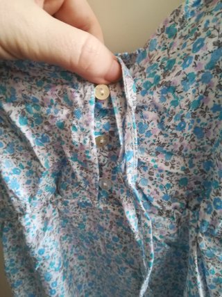 Camisón WS floral azul rosa talla S