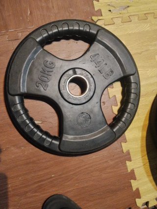 Disco de pesa 20 kg - 44 lb (50 mm)