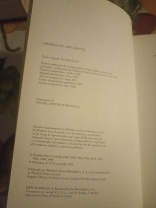 La historia del arte