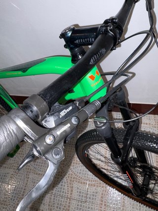 Bicicleta de Montaña Verde lima Marca wolfbike