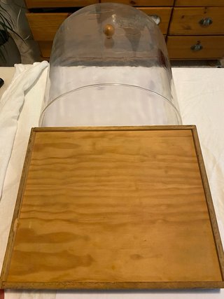 Expositor Repostería Nestlé Madera y Acrílico
