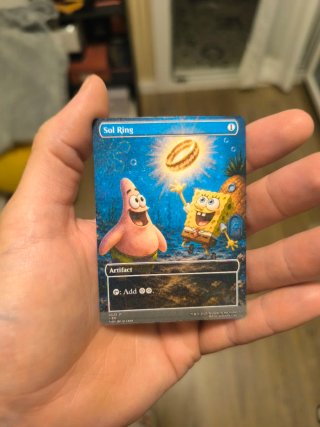 Carta Sol Ring Bob Esponja
