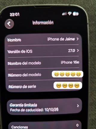 Iphone 16e blanco