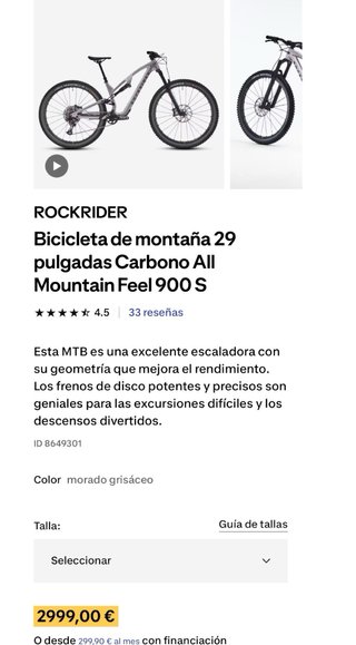 Rockrider Feel 900S Carbono