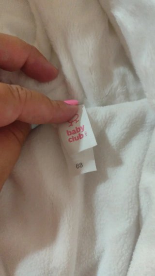Buzo de bebé niña rosa con orejitas