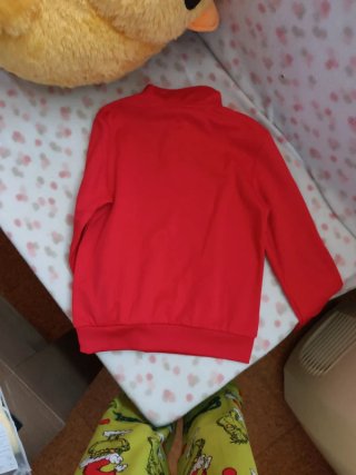 Sudadera Deportiva Lotto Roja Escudo