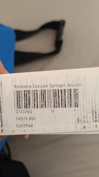 Riñonera Eastpak Azul Sin Usar