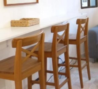 Taburete alto madera Ikea