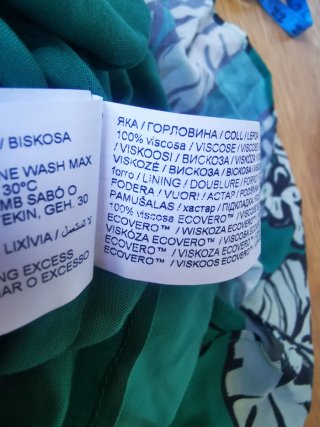 Vestido Pedro del Hierro verde estampado