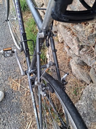 Bicicleta de carretera clásica