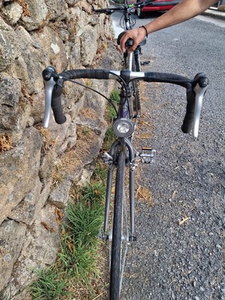 Bicicleta de carretera clásica