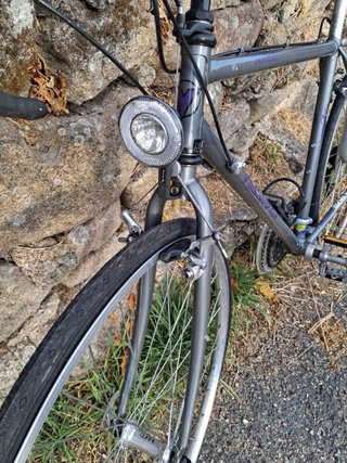 Bicicleta de carretera clásica