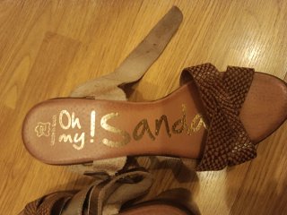 Sandalias Oh! My Sandals Marrón/Dorado