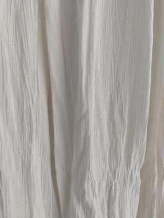 vestido largo blanco de verano, 100 % algodón