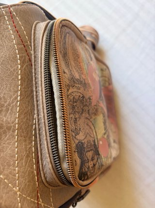 Mochila Sweet Candy Beige y Rosa