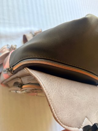 Mochila Sweet Candy Beige y Rosa