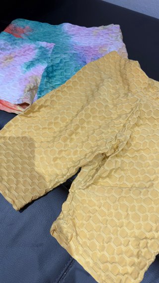 Pack 2 Mallas Cortas  Nido Abeja L/XL