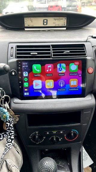 Radio Pantalla CARPLAY GPS USB para Citroen C4
