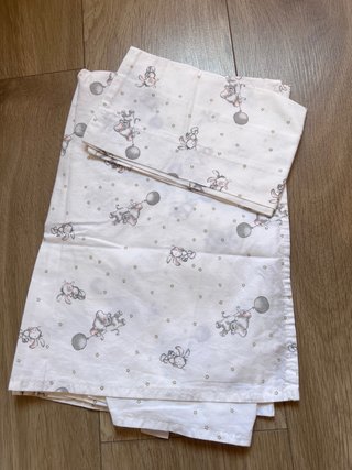 Sábanas Minicuna Estampadas Conejitos
