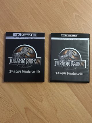 Parque Jurásico III 4K+BluRay con funda