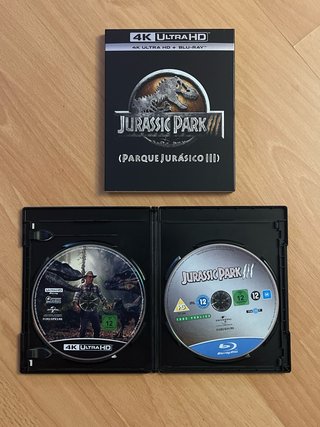 Parque Jurásico III 4K+BluRay con funda