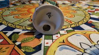 Bambola Capodimonte con fisarmonica