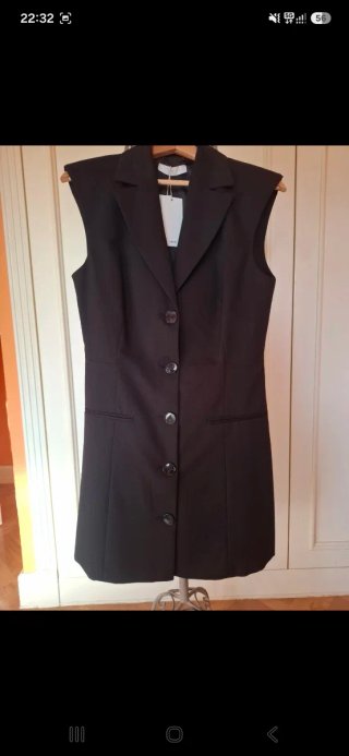 Vestido Mango Negro Talla M verano evento o casual