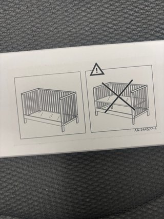 Cuna IKEA SUNDVIK Blanca/ CAMA COLECHO