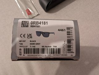 Gafas Ray-Ban RB4181 Negro / Gris