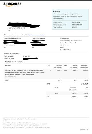 Apple Watch SE 2ª Gen 40mm