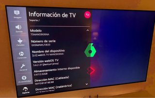 TV LG 75 75NANO906NA