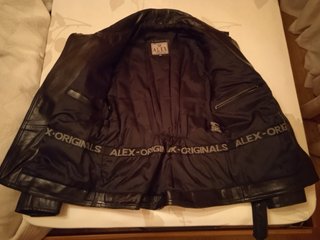 Chaqueta de cuero para moto